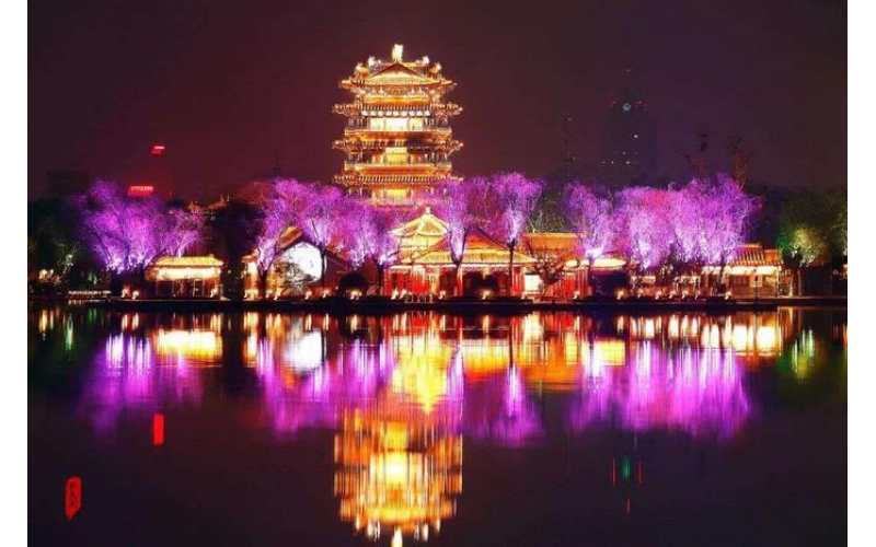 濟(jì)南亮化工程，濟(jì)南照明工程，濟(jì)南城市夜景亮化工程，濟(jì)南樓體亮化工程
